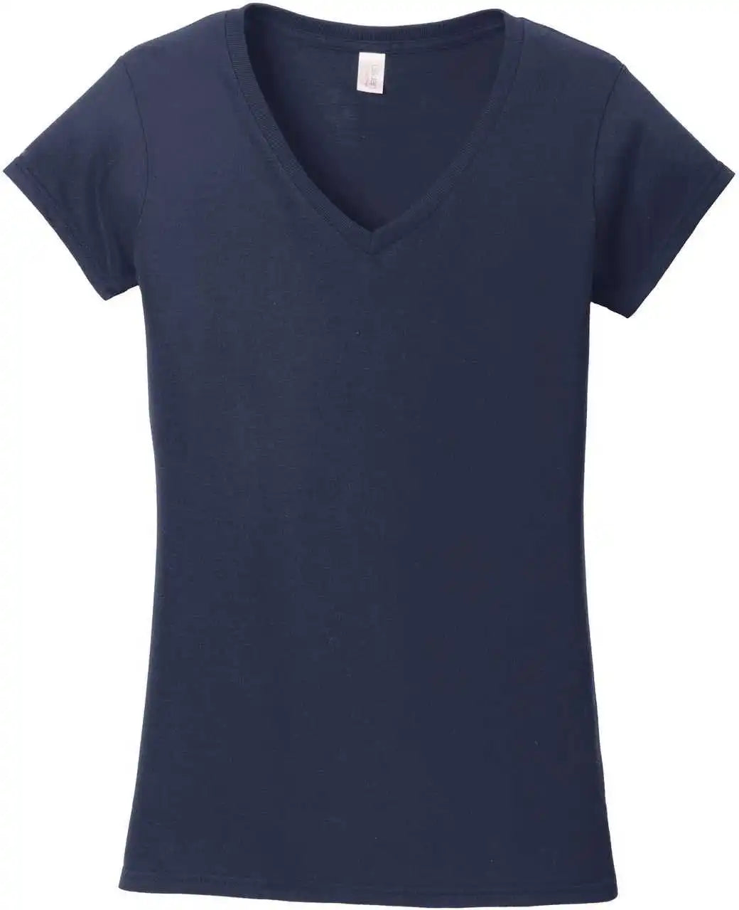 Gildan 64v00l Softstyle Junior Fit v Neck t Shirt Navy