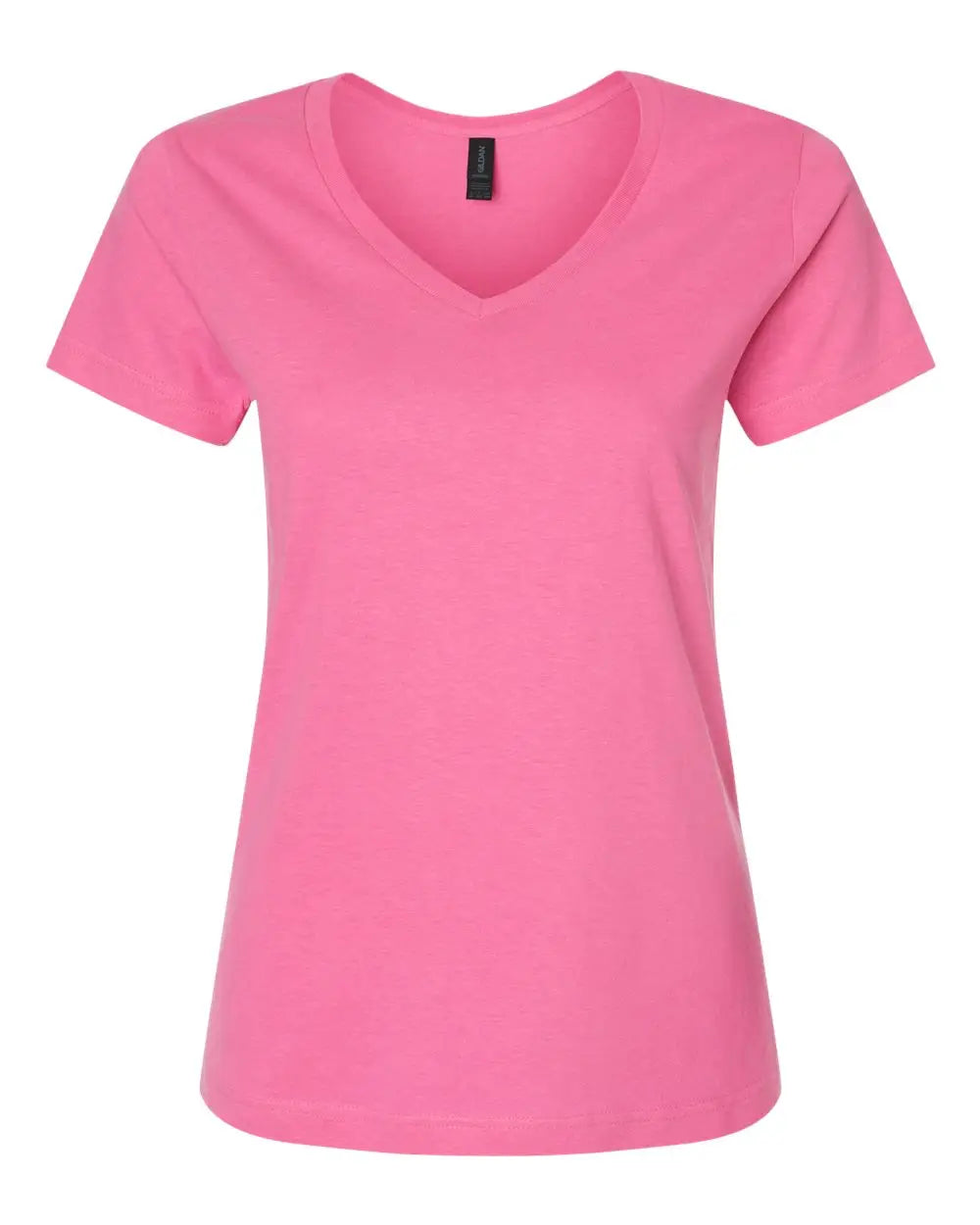 Gildan 64v00l Softstyle® Women’s V-neck T-shirt - Azalea - Pink / s