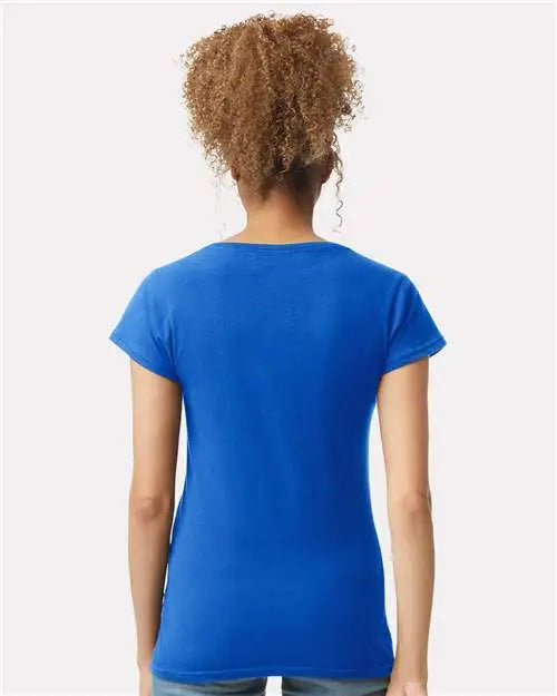 Gildan 64v00l Softstyle® Women’s V-neck T-shirt - Royal