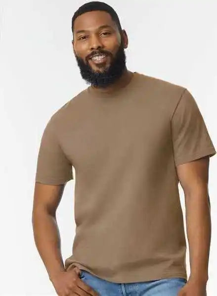 Gildan 65000 Softstyle Midweight T-shirt - Brown Savana
