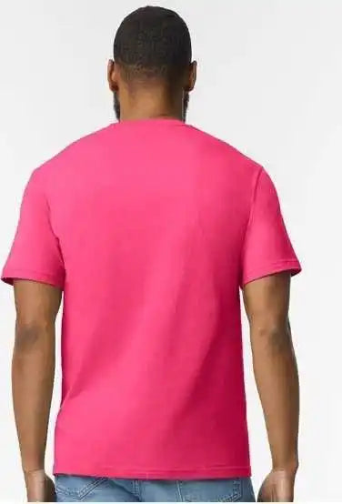 Gildan 65000 Softstyle Midweight t Shirt Heliconia
