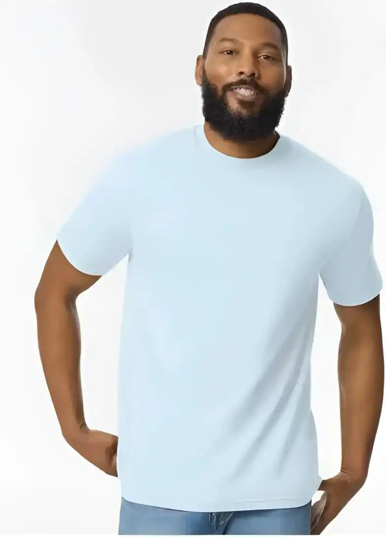 Gildan 65000 Softstyle Midweight T-shirt - Light Blue