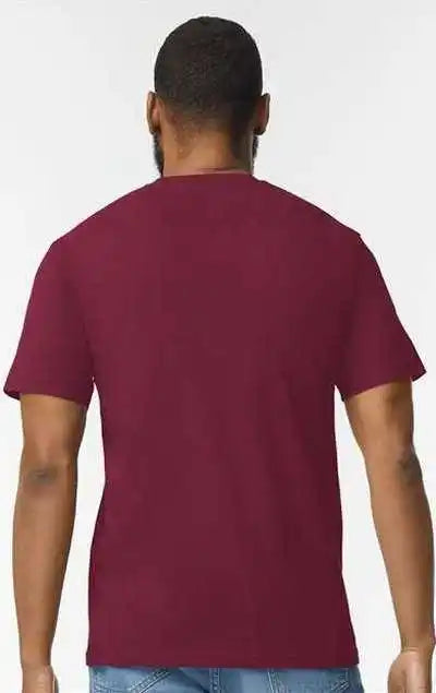 Gildan 65000 Softstyle Midweight t Shirt Maroon