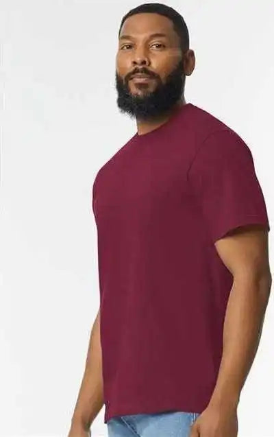 Gildan 65000 Softstyle Midweight t Shirt Maroon