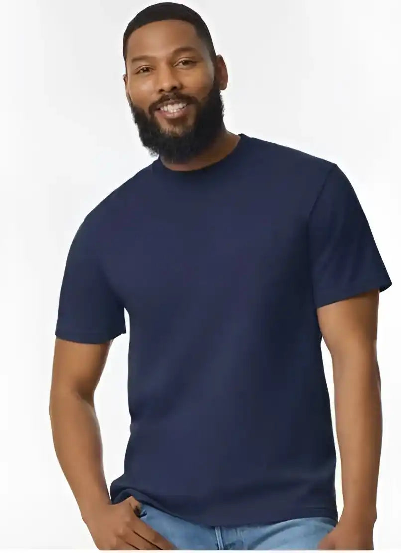 Gildan 65000 Softstyle Midweight t Shirt Navy