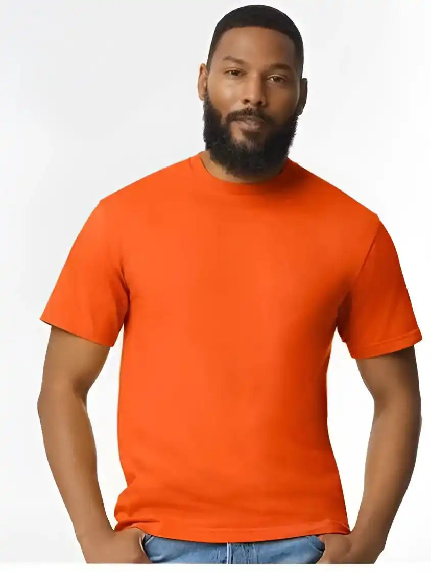 Gildan 65000 Softstyle Midweight t Shirt Orange