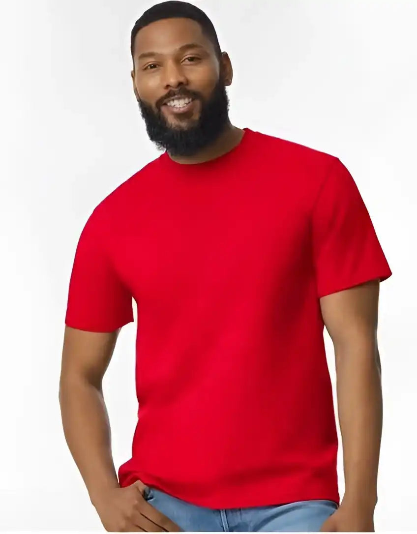 Gildan 65000 Softstyle Midweight t Shirt Red