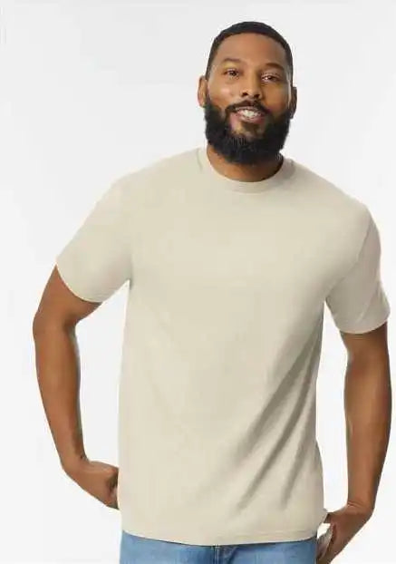 Gildan 65000 Softstyle Midweight t Shirt Sand