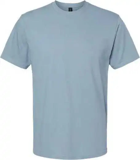 Gildan 65000 Softstyle Midweight t Shirt Stone Blue