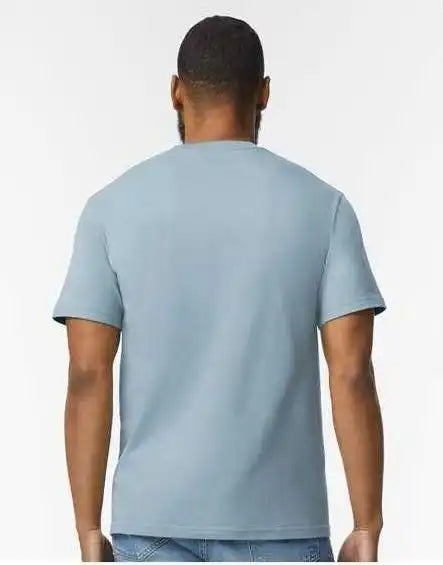 Gildan 65000 Softstyle Midweight t Shirt Stone Blue