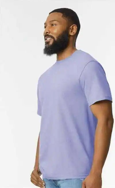 Gildan 65000 Softstyle Midweight t Shirt Violet