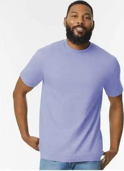 Gildan 65000 Softstyle Midweight t Shirt Violet