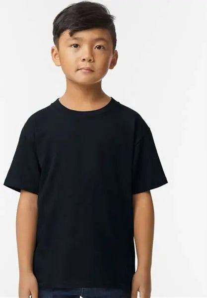 Gildan 65000b Softstyle® Youth Midweight T-shirt - Pitch Black