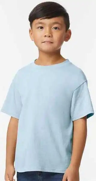 Gildan 65000b Softstyle Youth Midweight t Shirt Light Blue