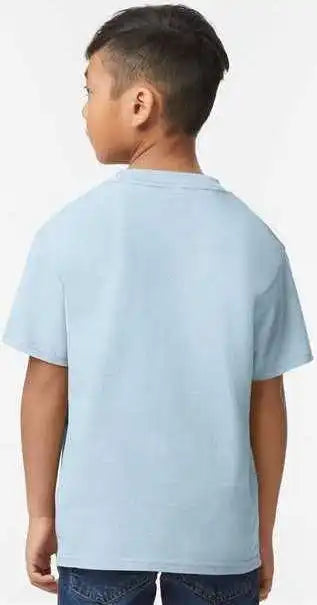 Gildan 65000b Softstyle Youth Midweight t Shirt Light Blue