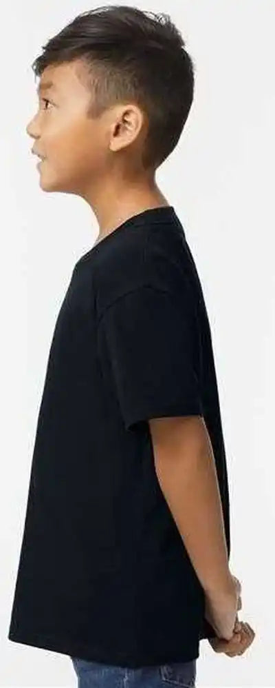 Gildan 65000b Softstyle Youth Midweight t Shirt Pitch Black