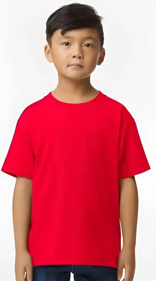 Gildan 65000b Softstyle Youth Midweight t Shirt Red