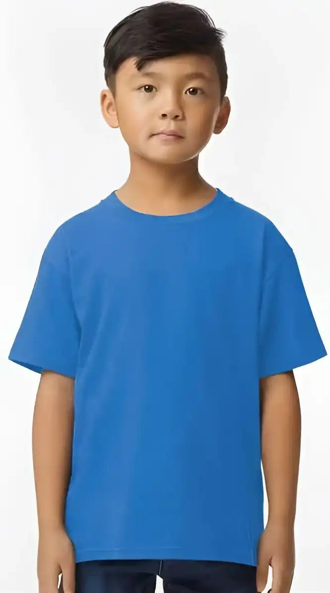 Gildan 65000b Softstyle Youth Midweight t Shirt Royal