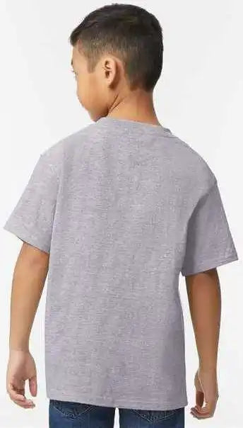 Gildan 65000b Softstyle Youth Midweight t Shirt Sport Gray
