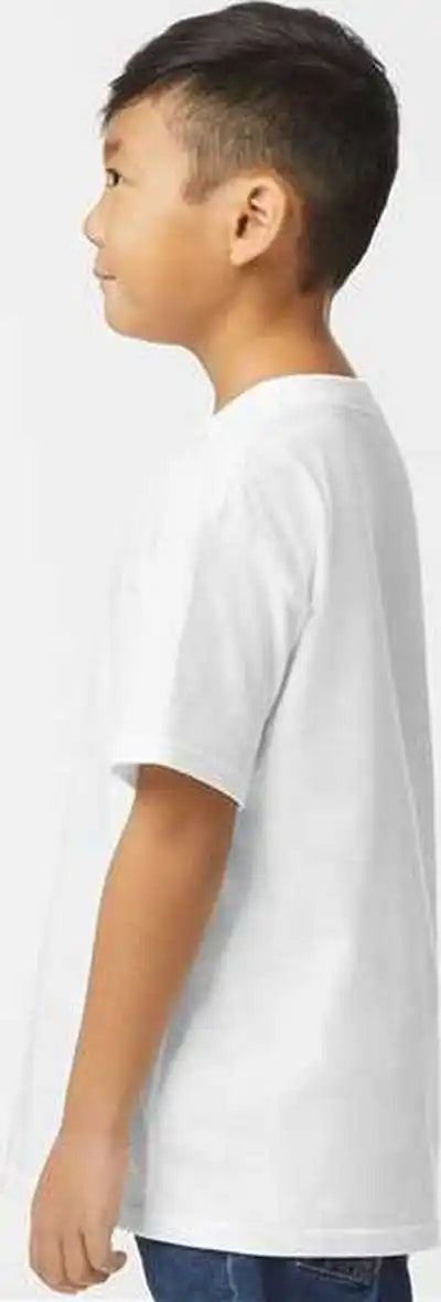 Gildan 65000b Softstyle Youth Midweight T-shirt - White