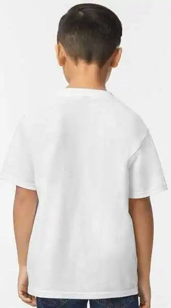Gildan 65000b Softstyle Youth Midweight T-shirt - White