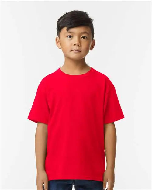 Gildan 65000b Softstyleâ Youth Midweight T-shirt - Red