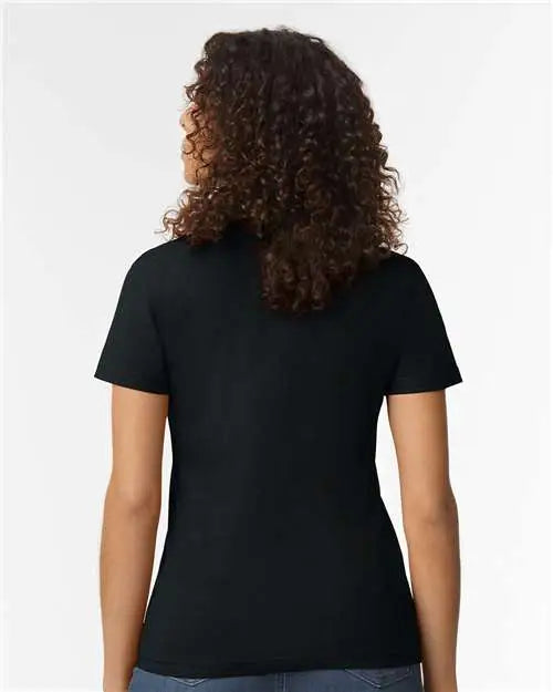 Gildan 65000l Softstyle® Women’s Midweight T-shirt - Pitch Black