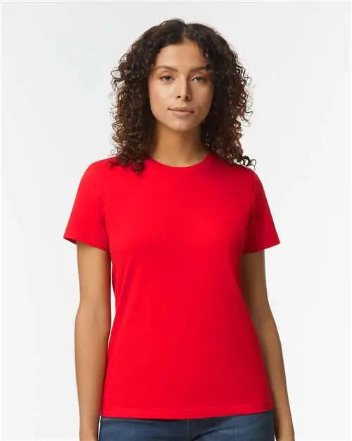 Gildan 65000l Softstyle® Women’s Midweight T-shirt - Red