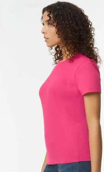 Gildan 65000l Softstyle Women’s Midweight t Shirt Heliconia