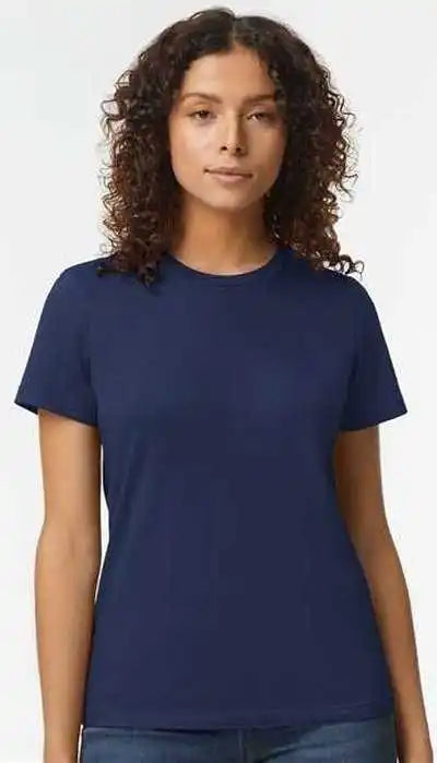 Gildan 65000l Softstyle Women’s Midweight t Shirt Navy