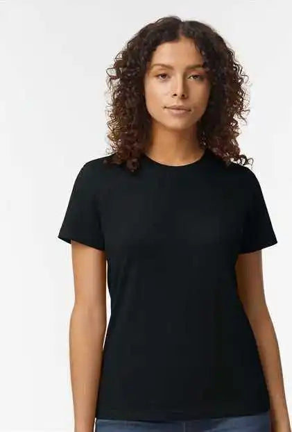 Gildan 65000l Softstyle Women’s Midweight t Shirt Pitch Black