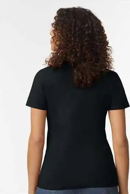 Gildan 65000l Softstyle Women’s Midweight t Shirt Pitch Black