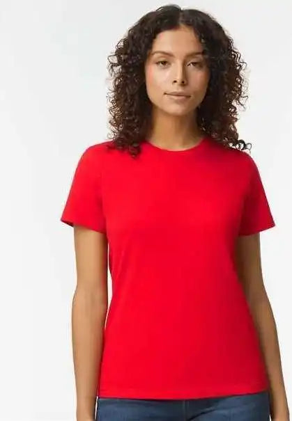 Gildan 65000l Softstyle Women’s Midweight t Shirt Red