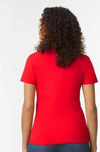 Gildan 65000l Softstyle Women’s Midweight T-shirt - Red
