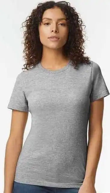 Gildan 65000l Softstyle Women’s Midweight t Shirt Sport Gray
