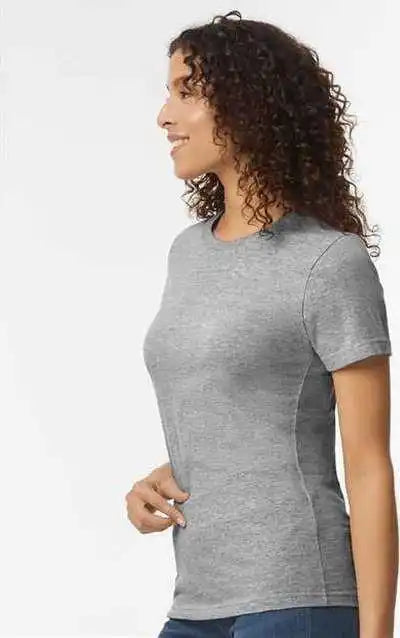 Gildan 65000l Softstyle Women’s Midweight t Shirt Sport Gray