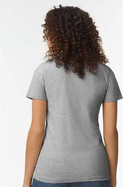 Gildan 65000l Softstyle Women’s Midweight t Shirt Sport Gray