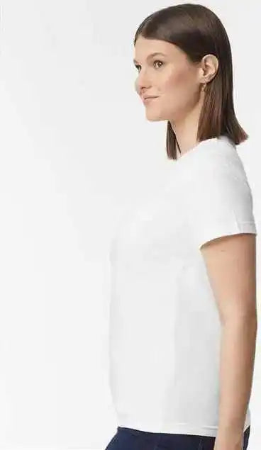 Gildan 65000l Softstyle Women’s Midweight T-shirt - White