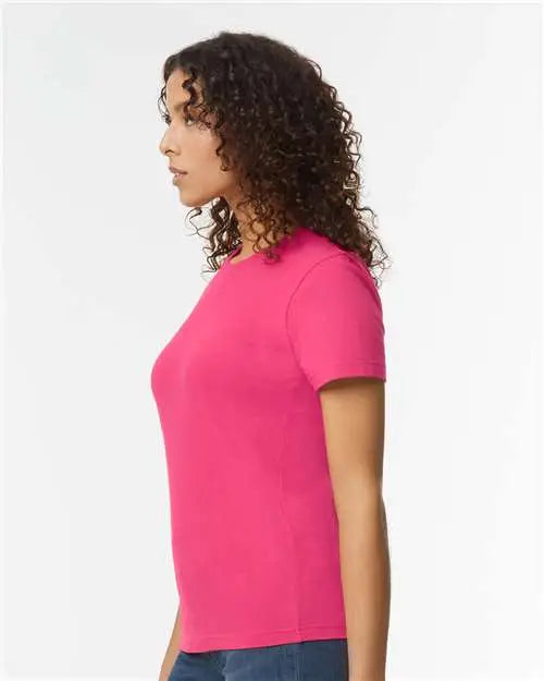 Gildan 65000l Softstyleâ Women’s Midweight T-shirt - Heliconia