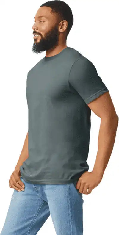 Gildan 67000 Softstyle Cvc T-shirt - Dark Heather