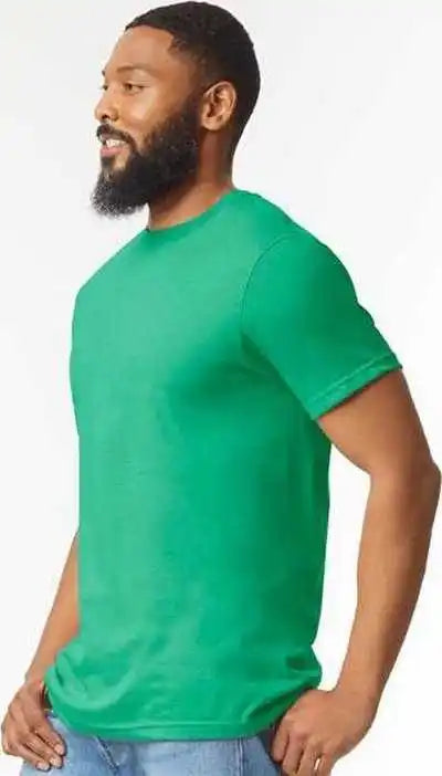 Gildan 67000 Softstyle Cvc t Shirt Kelly Mist