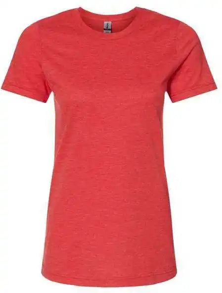 Gildan 67000l Softstyle Women’s Cvc T-shirt - Red Mist