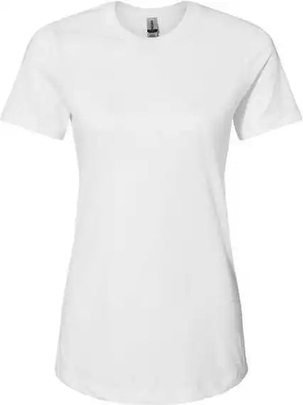 Gildan 67000l Softstyle Women’s Cvc T-shirt - White