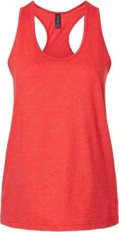 Gildan 67200l Softstyle Womens Cvc Racerback Tank Top - Red Mist