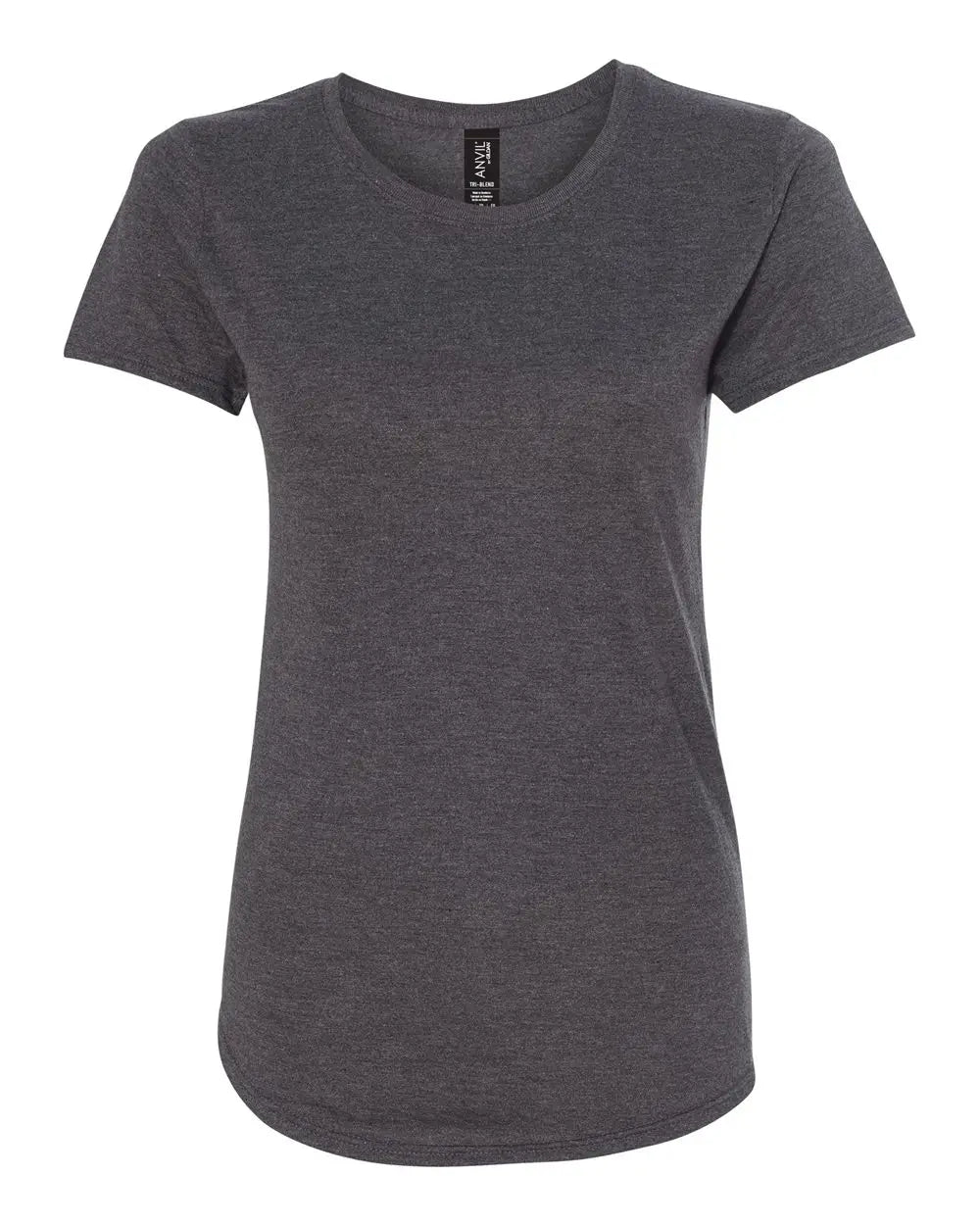 Gildan 6750lg Softstyle Women’s Triblend T-shirt - 6750l - Dark Heather - Ladies Xs