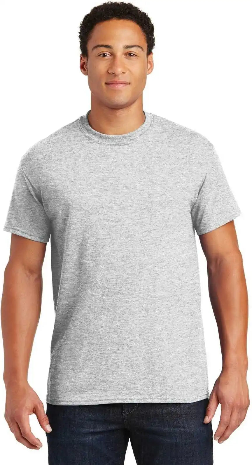 Gildan 8000 Dryblend 50 Cotton/50 Poly T-shirt - Ash