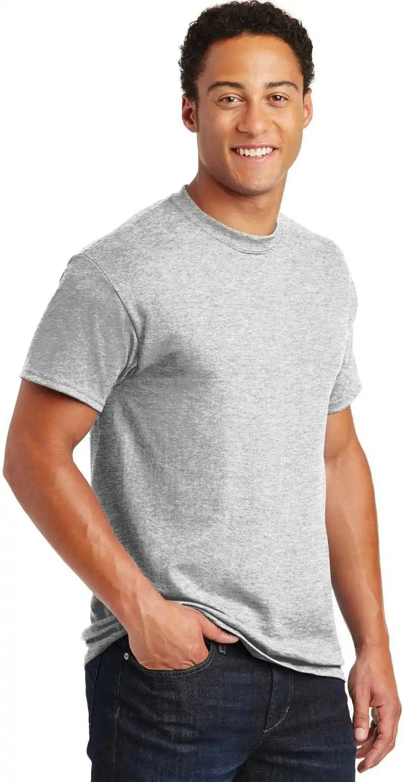 Gildan 8000 Dryblend 50 Cotton/50 Poly t Shirt Ash