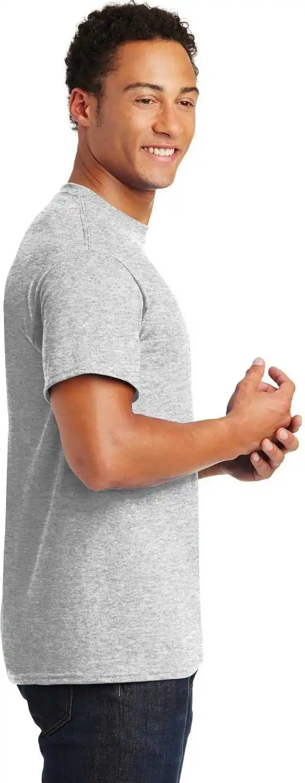 Gildan 8000 Dryblend 50 Cotton/50 Poly t Shirt Ash
