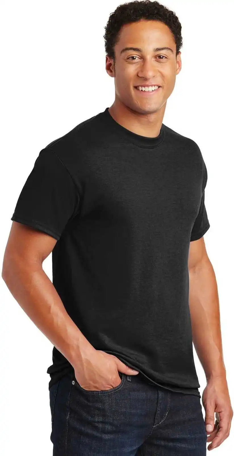 Gildan 8000 Dryblend 50 Cotton/50 Poly T-shirt - Black