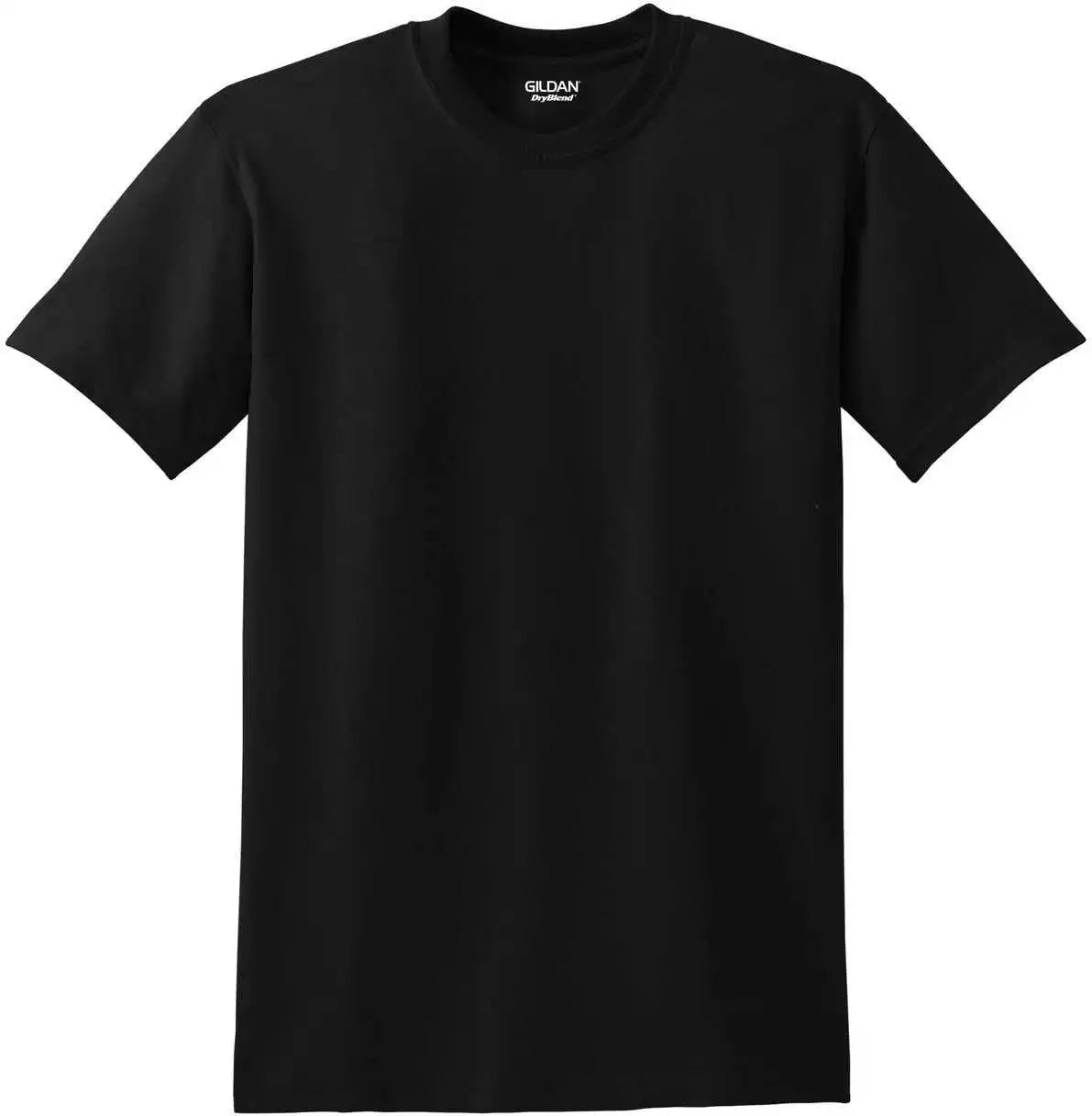 Gildan 8000 Dryblend 50 Cotton/50 Poly T-shirt - Black